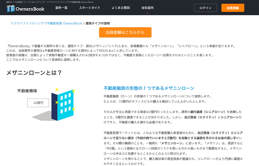 運用タイプの説明